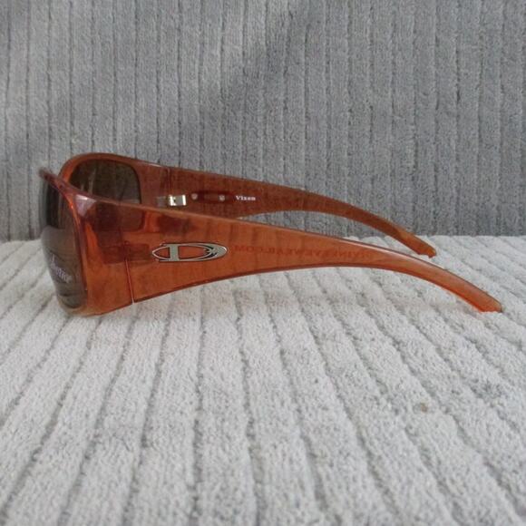 New Divine Eyewear Vixen Orange Fade/Polarized Amber Sunglasses NWT Women's - Picture 3 of 8